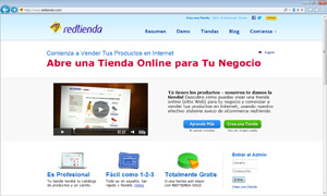 El sitio Web de redtienda